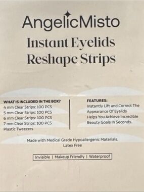 AngelicMisto Instant Eyelids Reshape Strips - Clear